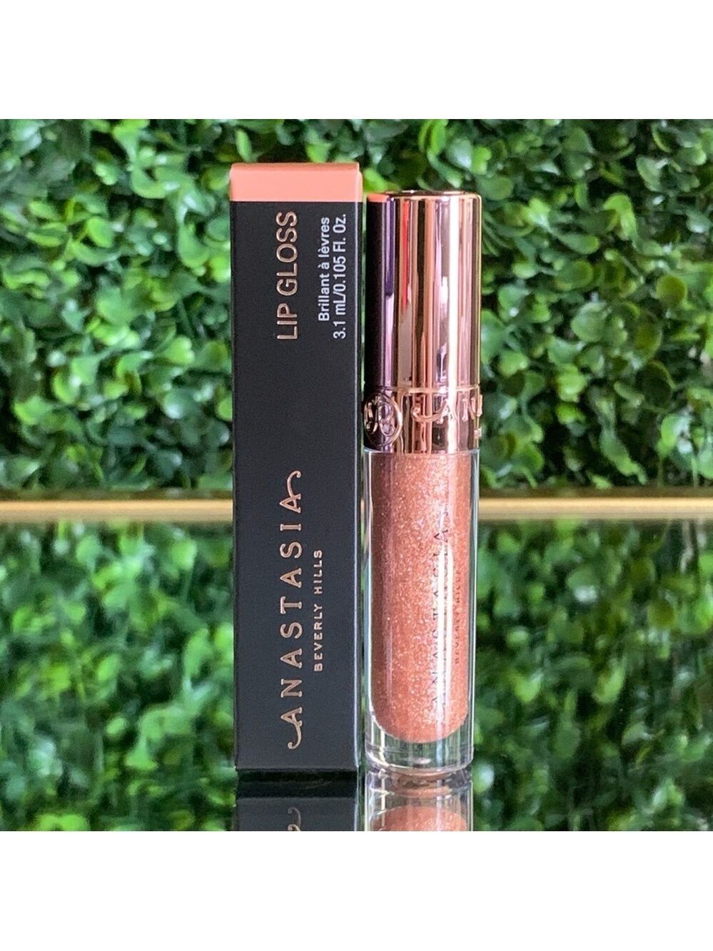 Anastasia Beverly Hills AMBER SPARKLE Lip Gloss | NEW | Neutral | ABH | BNIB